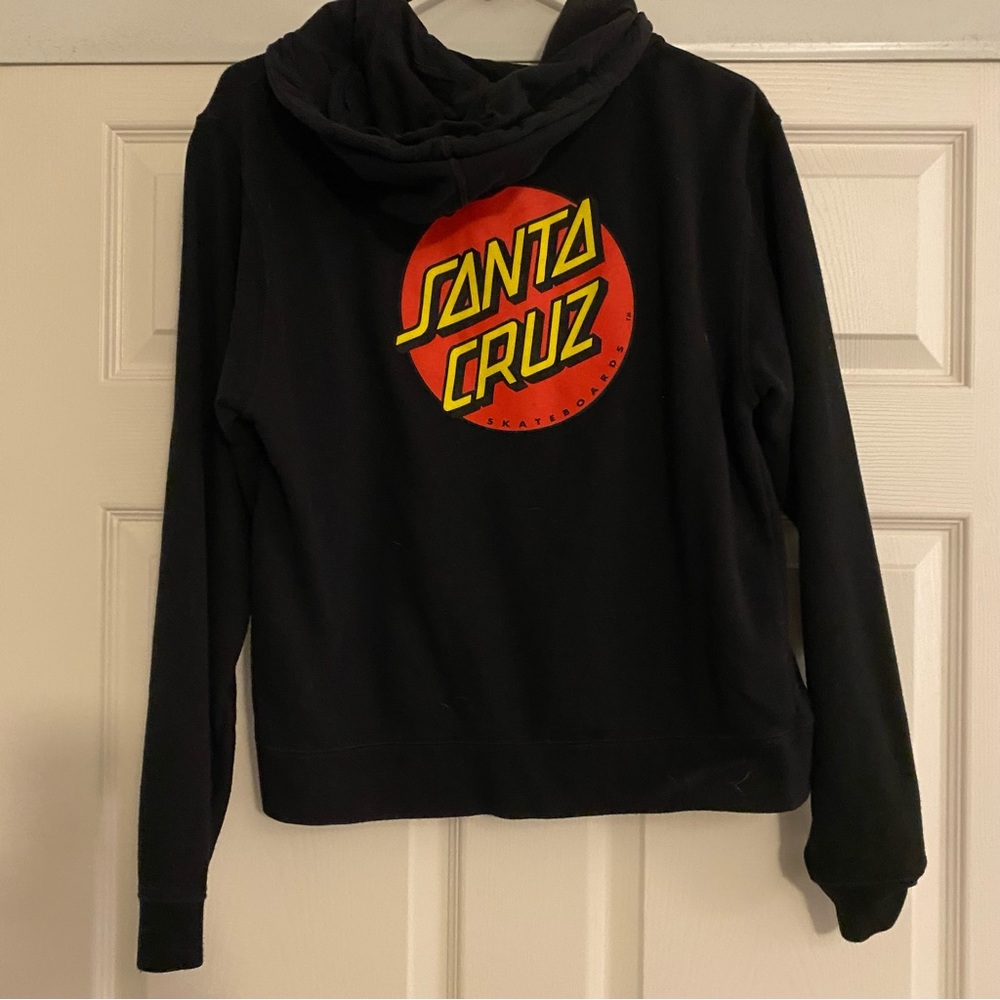 Santa Cruz brand zip hoodie